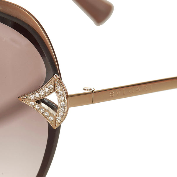 ブルガリ サングラス 6111B ゴールド ブラック メッキ レディース BVLGARI 【中古】
