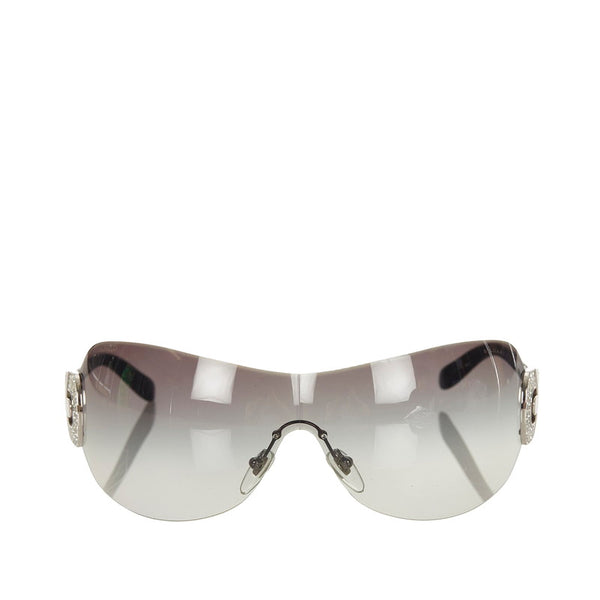 ブルガリ ブラック プラスチック サングラス メンズ BVLGARI 【中古】