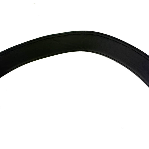 カルティエ 象 ブラック ゴールド レザー ベルト レディース CARTIER 【中古】