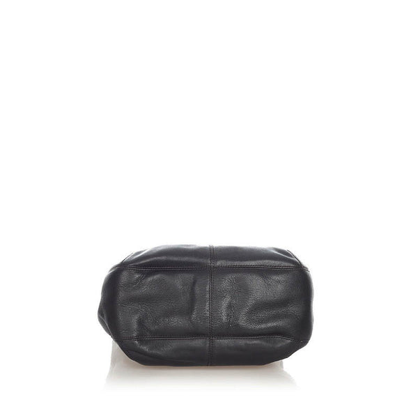 カルティエ マルチェロ ワンショルダー ブラック ダークブラウン レザー レディース CARTIER 【中古】