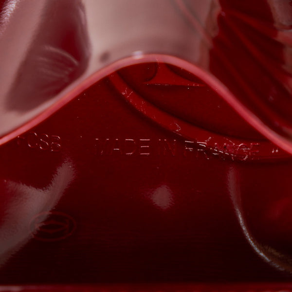 カルティエ マスト レッド レザー キーケース レディース CARTIER 【中古】