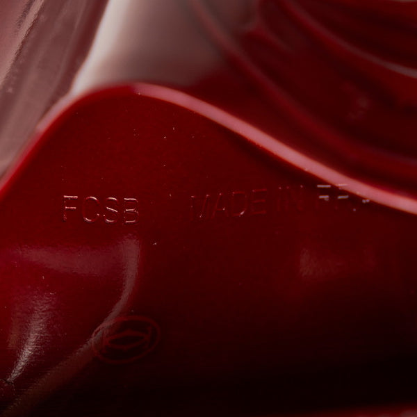 カルティエ マスト レッド レザー キーケース レディース CARTIER 【中古】