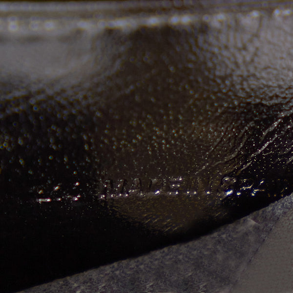 カルティエ パシャ ブラック レザー 二つ折り財布 メンズ CARTIER 【中古】