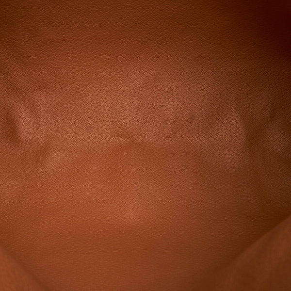 セリーヌ マカダム ダークブラウン PVC レザー トートバッグ レディース CELINE 【中古】