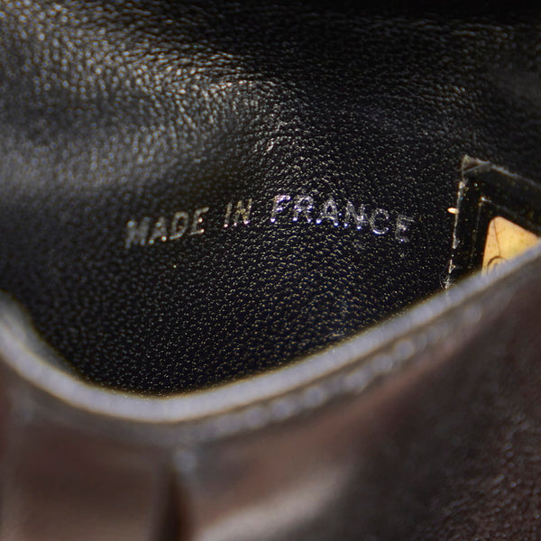 シャネル ニュートラルライン ブラック ナイロン レザー 二つ折り財布 レディース CHANEL 【中古】