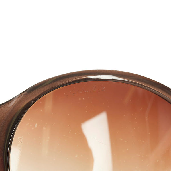 シャネル ココマーク ブラウン プラスチック サングラス レディース CHANEL 【中古】