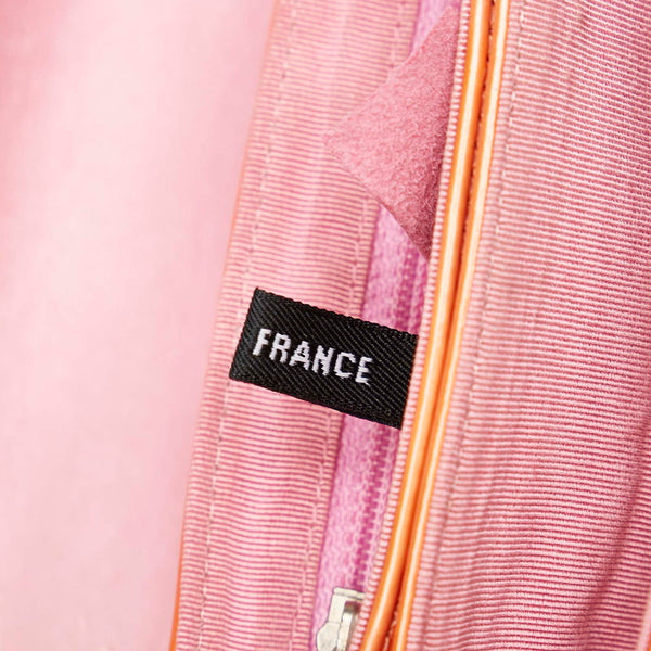 シャネル チョコバー ピアノ ショルダー A14556 オレンジ エナメル チェーン　ショルダーバッグ レディース CHANEL 【中古】