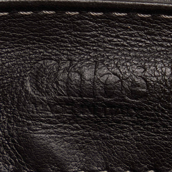 クロエ パディントン ブラック レザー ハンドバッグ レディース Chloe 【中古】