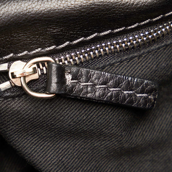 クロエ パディントン ブラック レザー ハンドバッグ レディース Chloe 【中古】