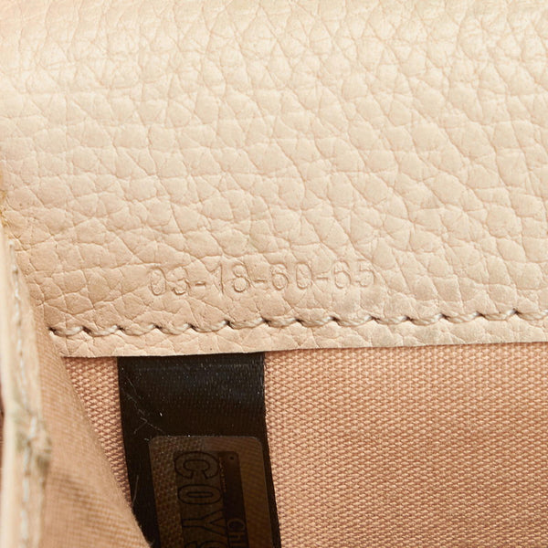 クロエ 三つ折り財布 アイボリー レザー レディース Chloe 【中古】