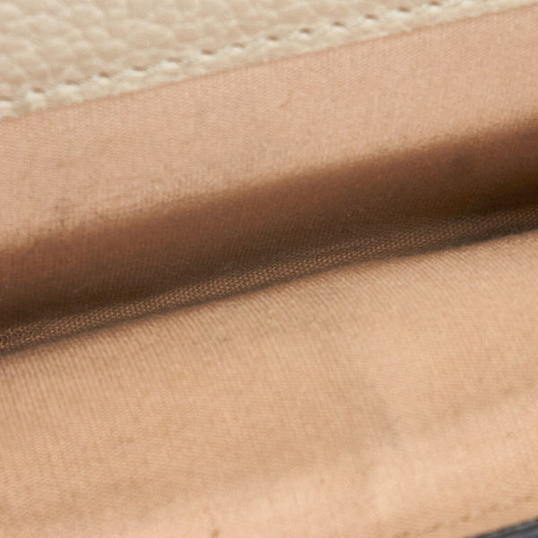 クロエ 三つ折り財布 アイボリー レザー レディース Chloe 【中古】