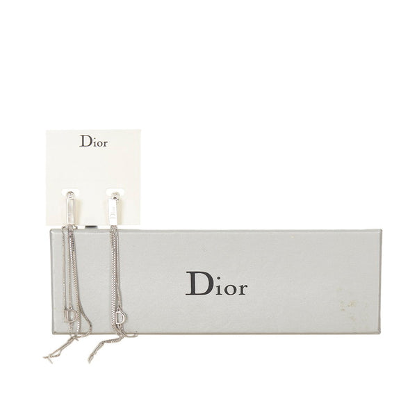 クリスチャンディオール シルバー メタル イヤリング レディース Christian Dior 【中古】