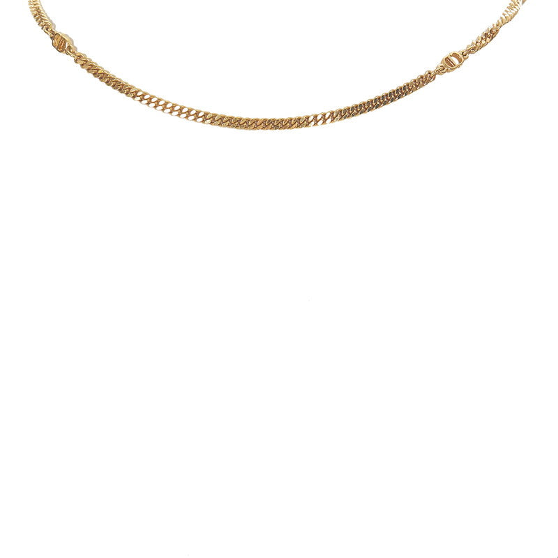 クリスチャンディオール ゴールド メッキ 喜平 ネックレス レディース Christian Dior 【中古】