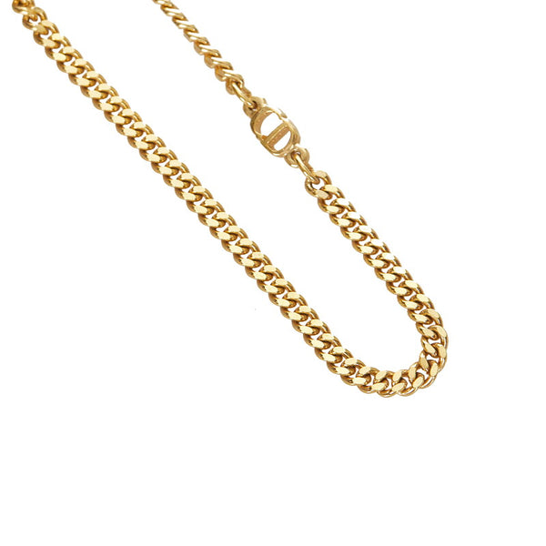クリスチャンディオール ゴールド メッキ 喜平 ネックレス レディース Christian Dior 【中古】