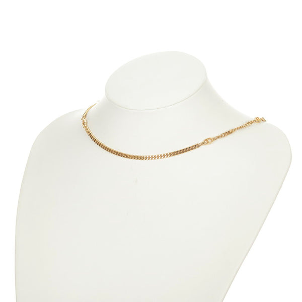 クリスチャンディオール ゴールド メッキ 喜平 ネックレス レディース Christian Dior 【中古】