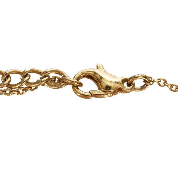 クリスチャンディオール ゴールド メッキ ネックレス レディース Christian Dior 【中古】