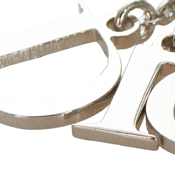 クリスチャンディオール シルバー メタル リング 指輪 レディース Christian Dior 9号 【中古】