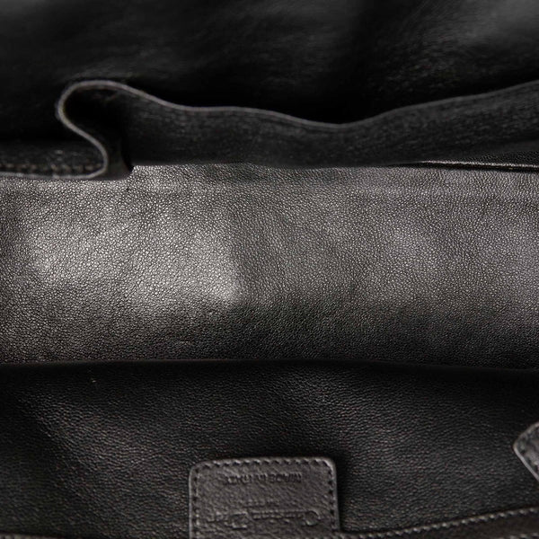 クリスチャンディオール マイ・ディオール 12-BO-1006 ブラック レザー ハンドバッグ レディース Christian Dior 【中古】