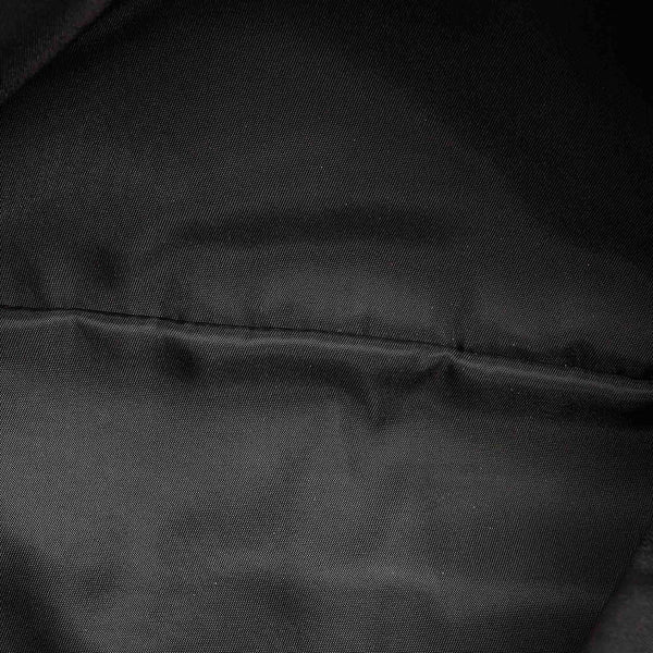 クリスチャンディオール ブラック ナイロン レザー ハンドバッグ レディース Christian Dior 【中古】