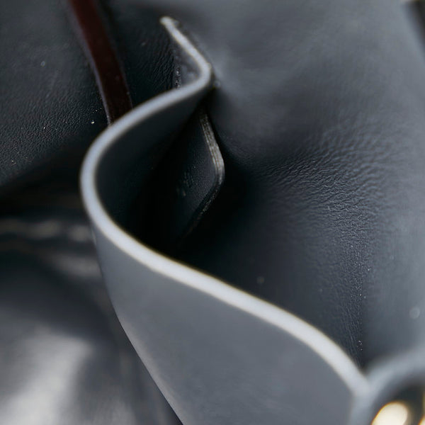 クリスチャンディオール ディオリッシモ ミニ ホワイト レザー ハンドバッグ ショルダーバッグ 2WAY レディース Christian Dior 【中古】