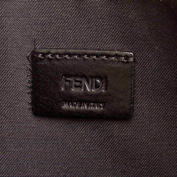 フェンディ カリート 7N0078 ブラック レザー ミンク クラッチバッグ レディース FENDI 【中古】