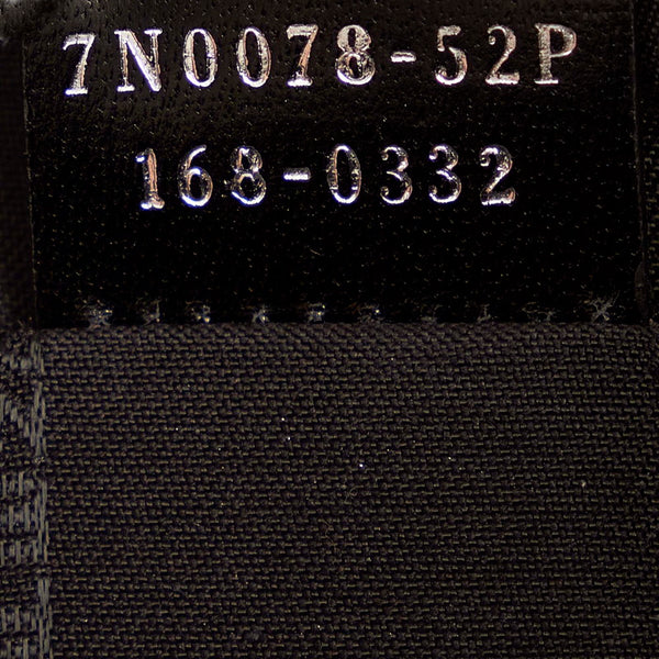 フェンディ カリート 7N0078 ブラック レザー ミンク クラッチバッグ レディース FENDI 【中古】