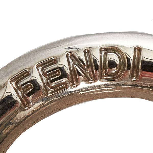 フェンディ キーホルダー ブルー ファー レディース FENDI 【中古】
