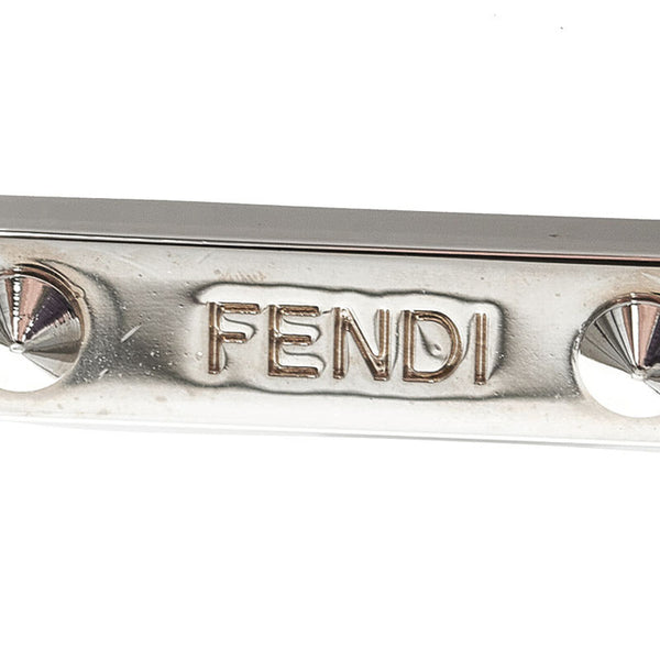 フェンディ バッグバグズ キーホルダー パープル レッド ピンク ファー レディース FENDI 【中古】
