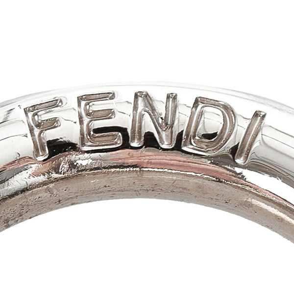 フェンディ バッグバグズ キーホルダー パープル レッド ピンク ファー レディース FENDI 【中古】