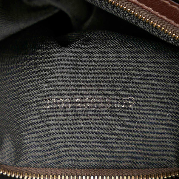 フェンディ マンマ ブラウン スウェード レザー ショルダーバッグ レディース FENDI 【中古】