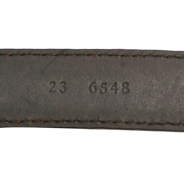 サルヴァトーレフェラガモ ガンチーニ ブラック レザー ベルト レディース Salvatore Ferragamo 【中古】