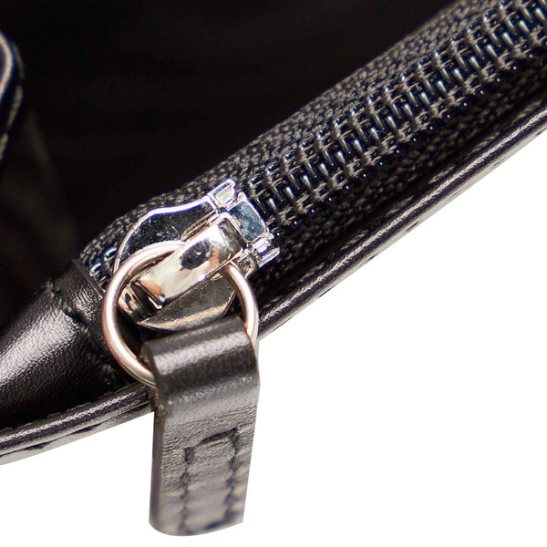 サルヴァトーレフェラガモ ガンチーニ 長財布 GJ 668672 ブラック レザー メンズ Salvatore Ferragamo 【中古】