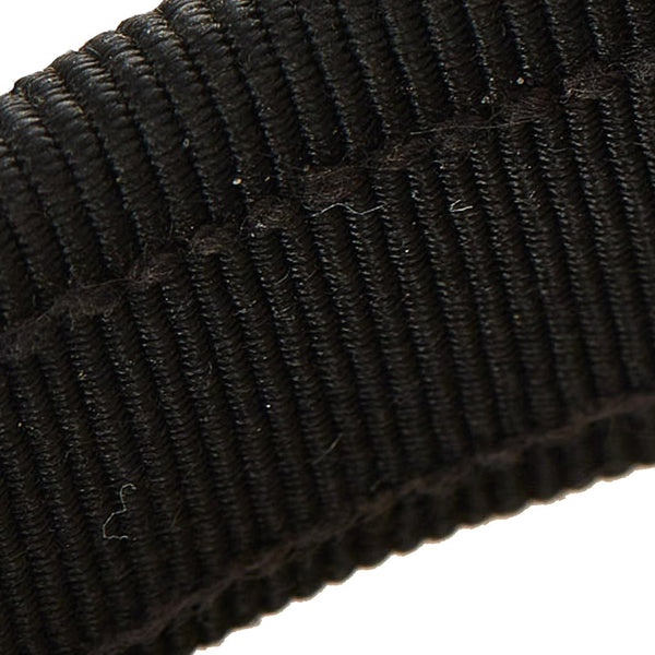 サルヴァトーレフェラガモ ブラック ナイロン ヴァラリボン カチューシャ レディース Salvatore Ferragamo 【中古】