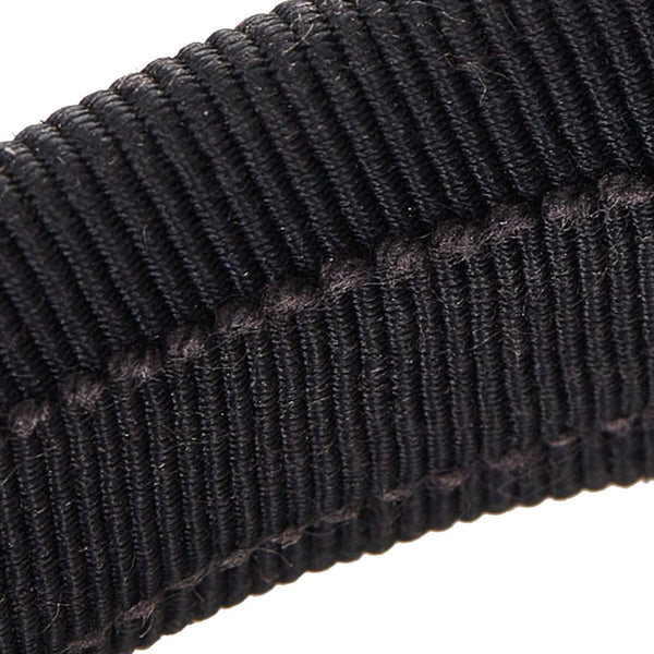 サルヴァトーレフェラガモ ブラック ナイロン ヴァラリボン カチューシャ レディース Salvatore Ferragamo 【中古】