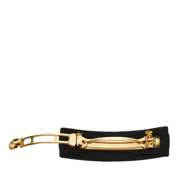 サルヴァトーレフェラガモ ガンチーニ ブラック ナイロン バレッタ レディース Salvatore Ferragamo 【中古】