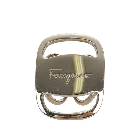 サルヴァトーレフェラガモ ヴァラ スカーフリング シルバー メタル レディース Salvatore Ferragamo 【中古】