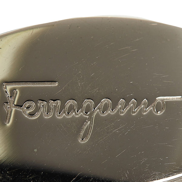 サルヴァトーレフェラガモ ヴァラ スカーフリング シルバー メタル レディース Salvatore Ferragamo 【中古】