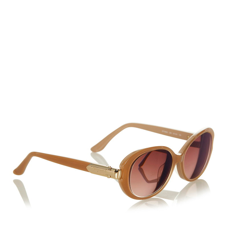 サルヴァトーレフェラガモ サングラス SF798SA ピンクベージュ プラスチック レディース Salvatore Ferragamo 【中古】