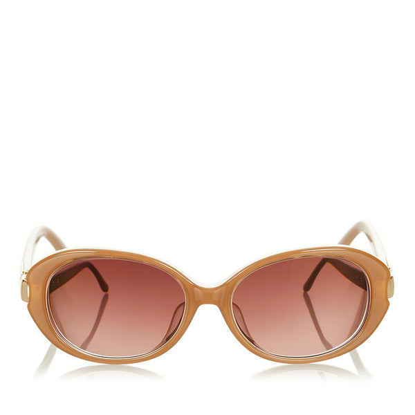 サルヴァトーレフェラガモ サングラス SF798SA ピンクベージュ プラスチック レディース Salvatore Ferragamo 【中古】