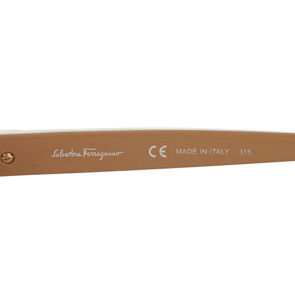 サルヴァトーレフェラガモ サングラス SF798SA ピンクベージュ プラスチック レディース Salvatore Ferragamo 【中古】