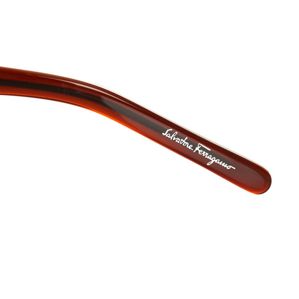 サルヴァトーレフェラガモ ガンチーニ サングラス ブラウン プラスチック レディース Salvatore Ferragamo 【中古】