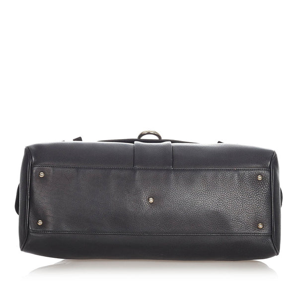 サルヴァトーレフェラガモ ガンチーニ ショルダーバッグ AB-21 5815 ブラック レザー レディース Salvatore Ferragamo 【中古】