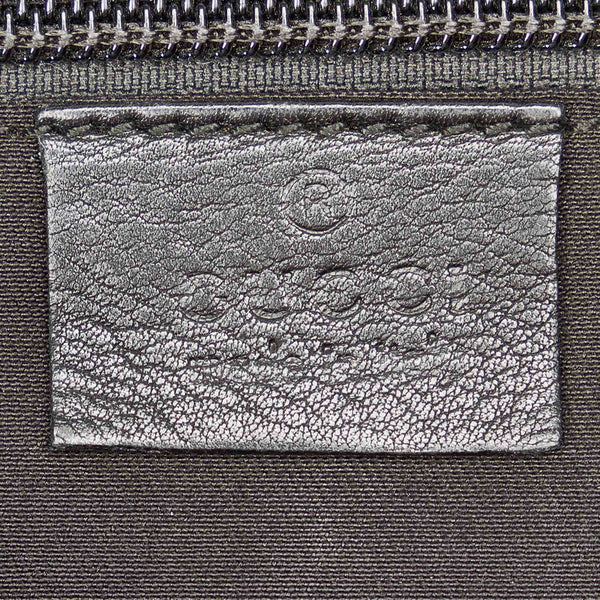 グッチ 152604 ブラック レザー ブリーフケース メンズ GUCCI 【中古】