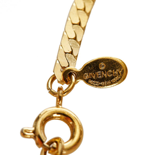 ジバンシー ロゴ ブレスレット ゴールド メッキ レディース Givenchy 【中古】