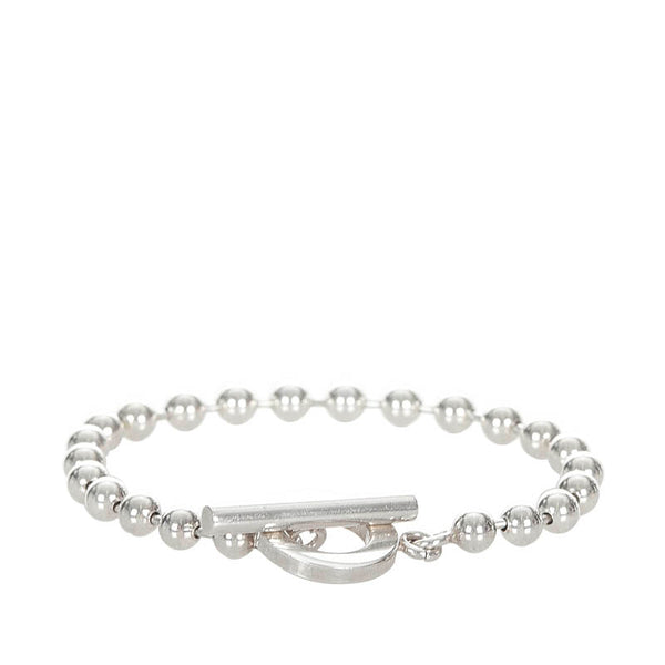 グッチ 1697AR SV925 シルバー ボールチェーン ブレスレット レディース GUCCI 【中古】