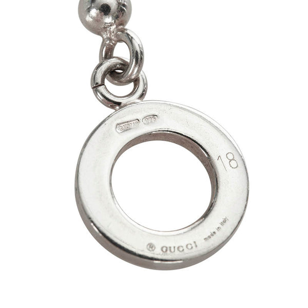グッチ 1697AR SV925 シルバー ボールチェーン ブレスレット レディース GUCCI 【中古】