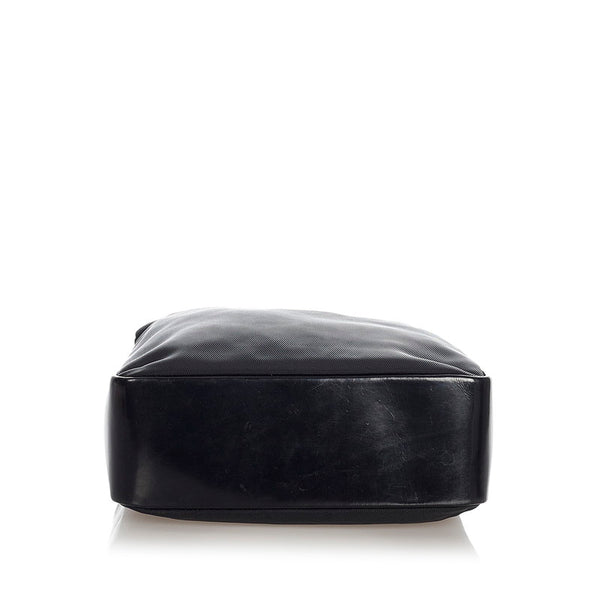 グッチ バンブー 000.3444 ブラック ナイロン ハンドバッグ レディース GUCCI 【中古】