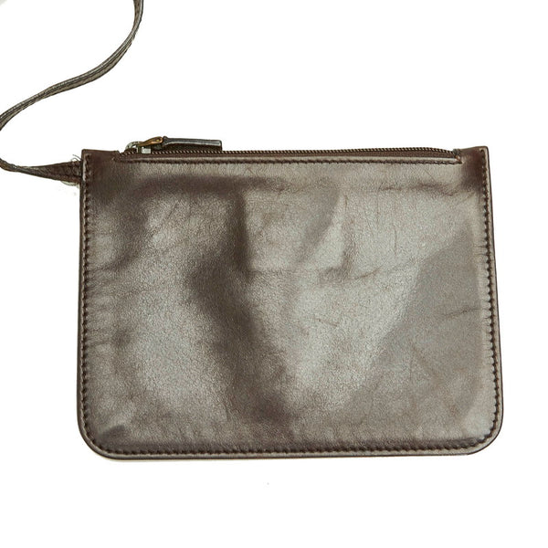 グッチ 101920 ダークブラウン キャンバス レザー ハンドバッグ レディース GUCCI 【中古】