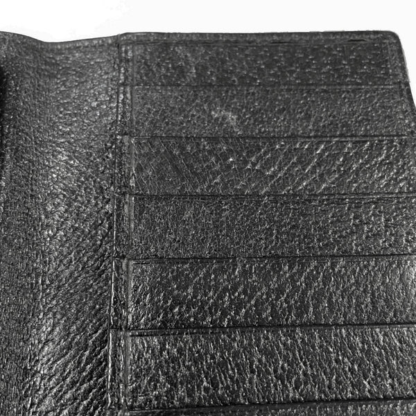 グッチ 030 0416 ブラック レザー 札入れ メンズ GUCCI 【中古】