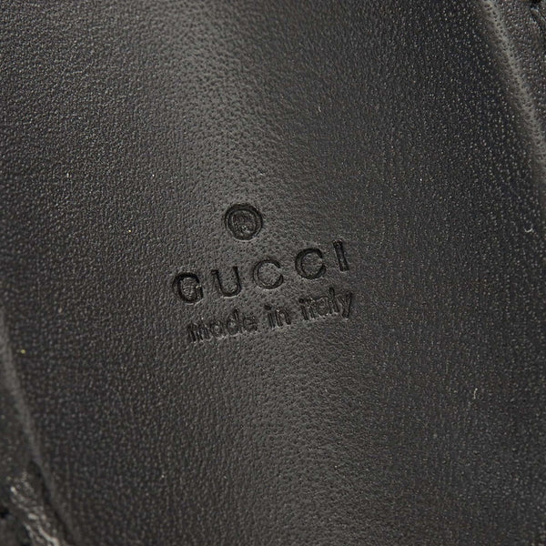 グッチ ブラック レザー 靴ベラ メンズ GUCCI 【中古】